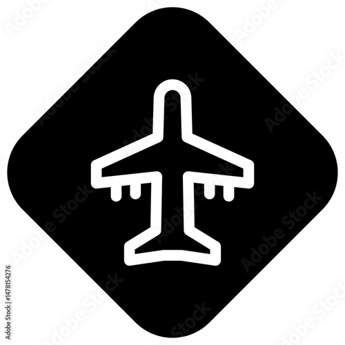 airport solid icon