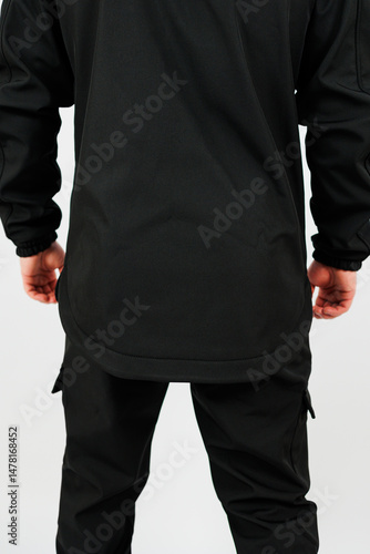 A Stylish Black Athletic Outfit perfect for Modern Streetwear Fashion enthusiasts who want to blend comfort with chic looks while staying active during their daily lifestyle activities