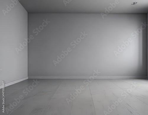 Wallpaper Mural Empty grey room, perfect product display  Subtle gradient  ,  minimal,  product Torontodigital.ca