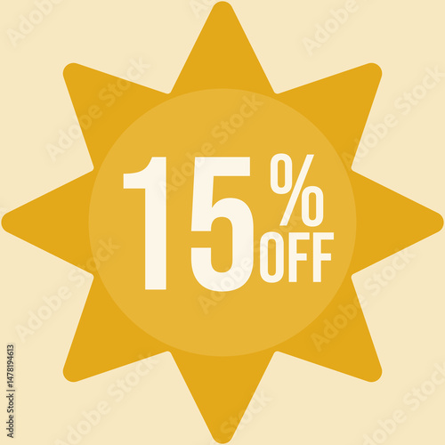 15% off summer sale
