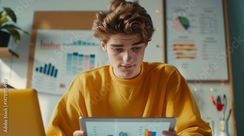 Laptop screen showing educational content for young learners