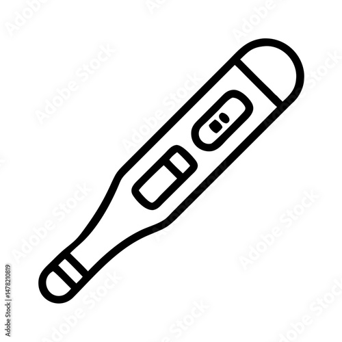 pregnancy test, essential and diagnostic, representing reproductive health on a white background