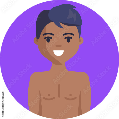 An icon representing an individual performing a swimming activity, emphasizing movement in water.