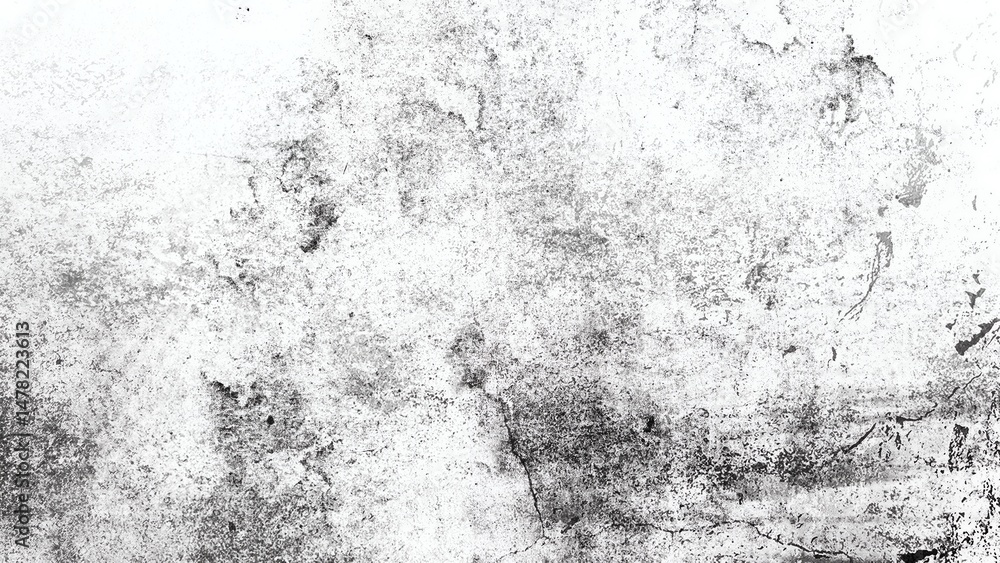 Obraz premium Blurred black and white scratched grunge isolated on background, old film effect. Distressed retro paper abstract stock illustration cracked texture overlays for space or text.