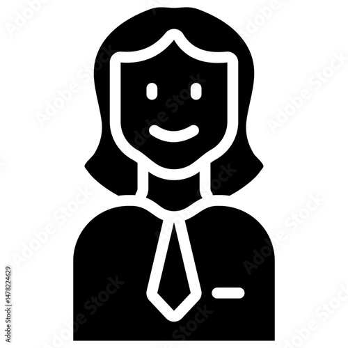 employee solid icon