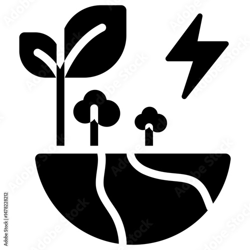 energy solid icon