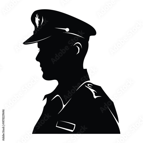 Taxi Driver Silhouette Clipart