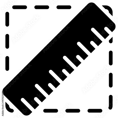 rulers solid icon