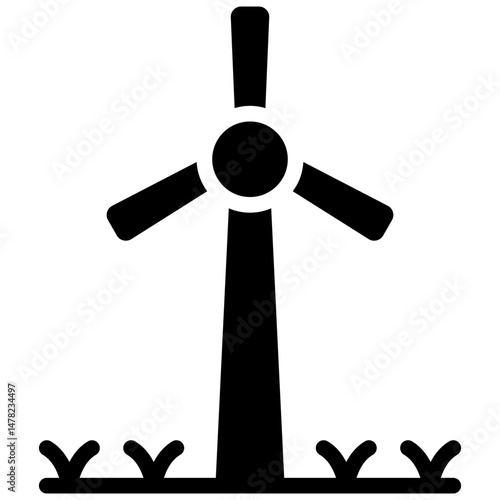 windmill solid icon