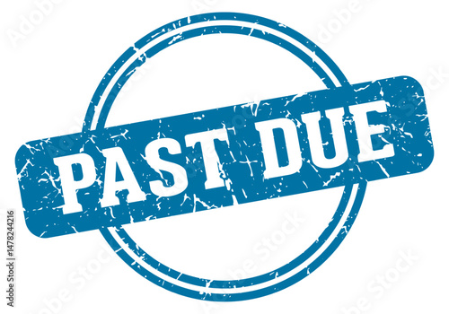 past due stamp