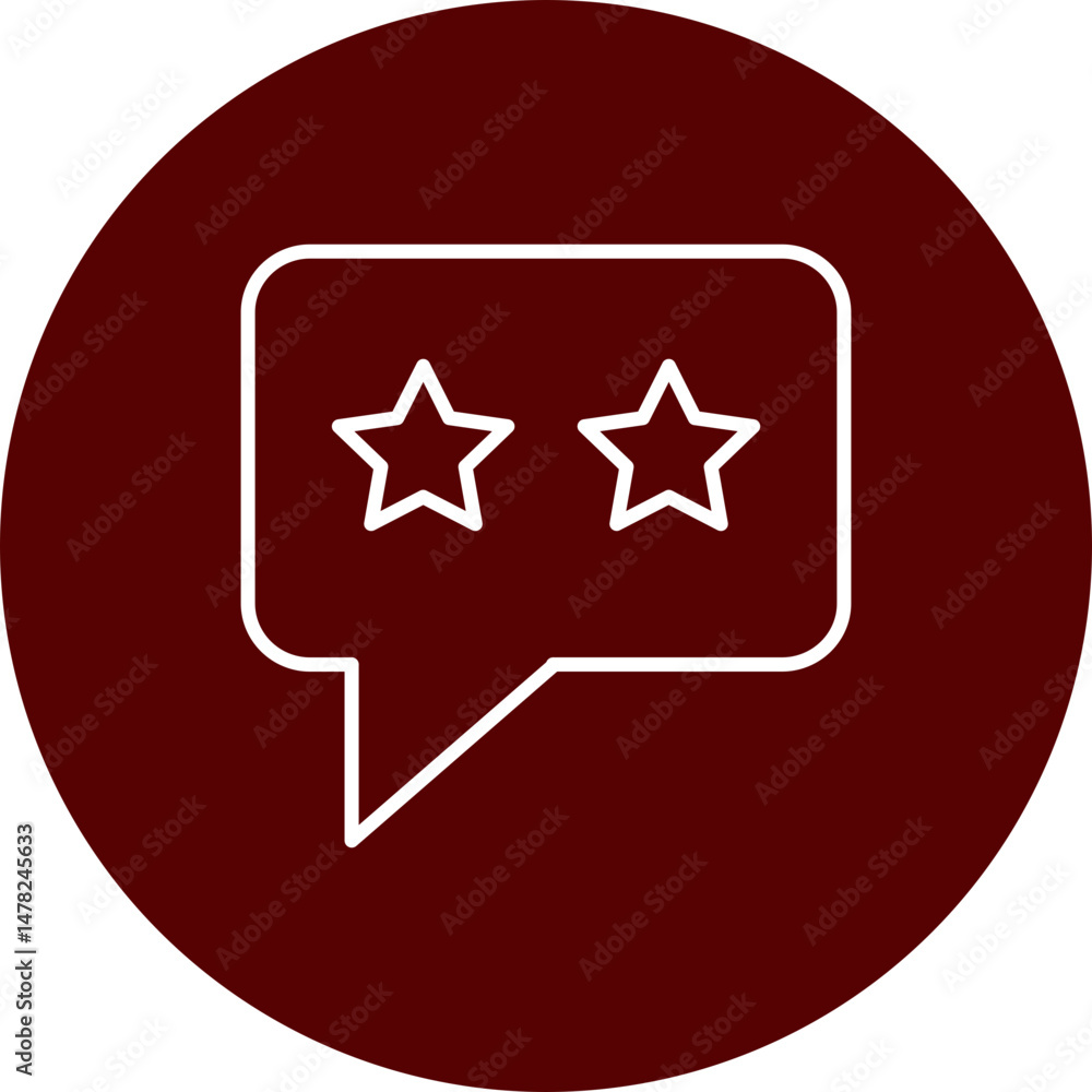 Review Vector Line Brown Circle Icon Design Review Vector Line Brown Circle Icon Design