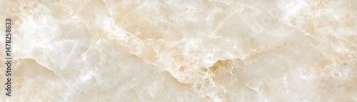 Creamy beige marble-like surface texture.