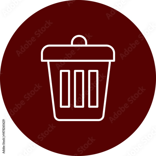 Junk  Brown Circle  Icon Design