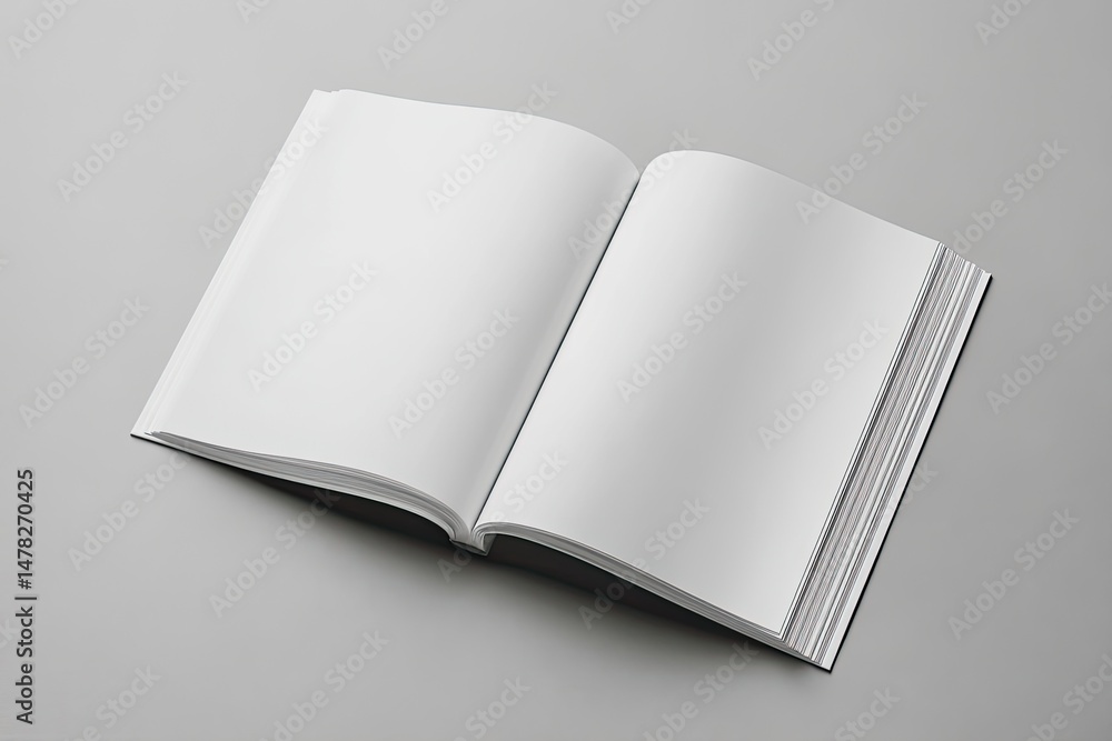 Open book, blank pages (2) Open book, blank pages (2)