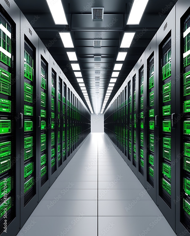 High-tech server room with modern data storage systems in a symmetrical configuration, bright lighting, and futuristic architecture for IT, cloud, and cybersecurity concepts
High-tech server room with modern data storage systems in a symmetrical configuration, bright lighting, and futuristic architecture for IT, cloud, and cybersecurity concepts