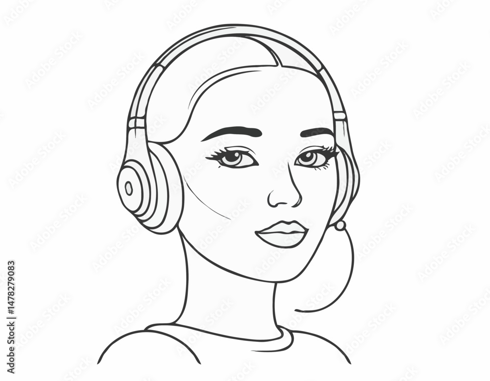 AI Chatbot Line Art Illustration, Virtual Assistant, Customer Service, and Modern Technology Concept for Website Graphics and User Interface Design. AI Chatbot Line Art Illustration, Virtual Assistant, Customer Service, and Modern Technology Concept for Website Graphics and User Interface Design.