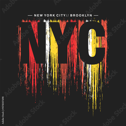nyc design t shirt wear