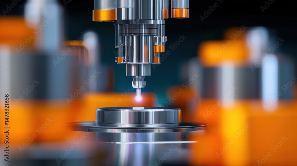 A closeup view of a robotic system equipped with advanced sensors as it precisely measures the temperature and pressure of a reaction vessel ensuring optimal conditions for a complex