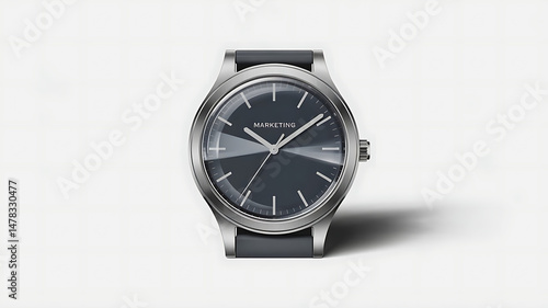 Luxury Silver Analog Wristwatch: Modern, Stylish, and Elegant Timepiece Keywords: Men’s Fashion, Statement Piece, Sophisticated Design, High-Quality Chronograph Accessories.