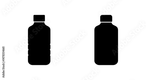 Bottle icon vector. bottle sign and symbol