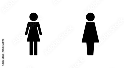 Female icon vector. woman sign and symbol