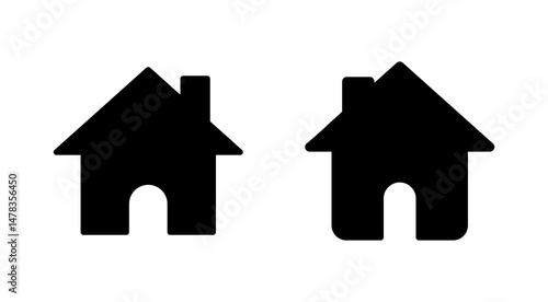 House icon vector. Home sign and symbol
