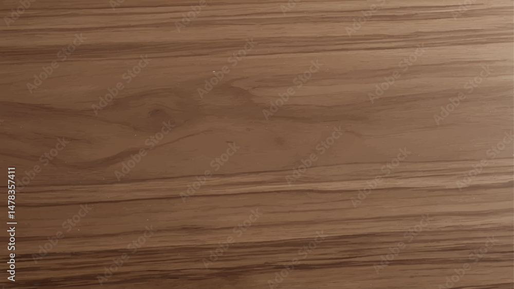 Obraz premium Seamless Medium Brown Wood Texture with Fine Horizontal Grain for Backgrounds and Design Projects