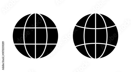 Web icon vector. go to web sign and symbol. web click icon. Global search icon