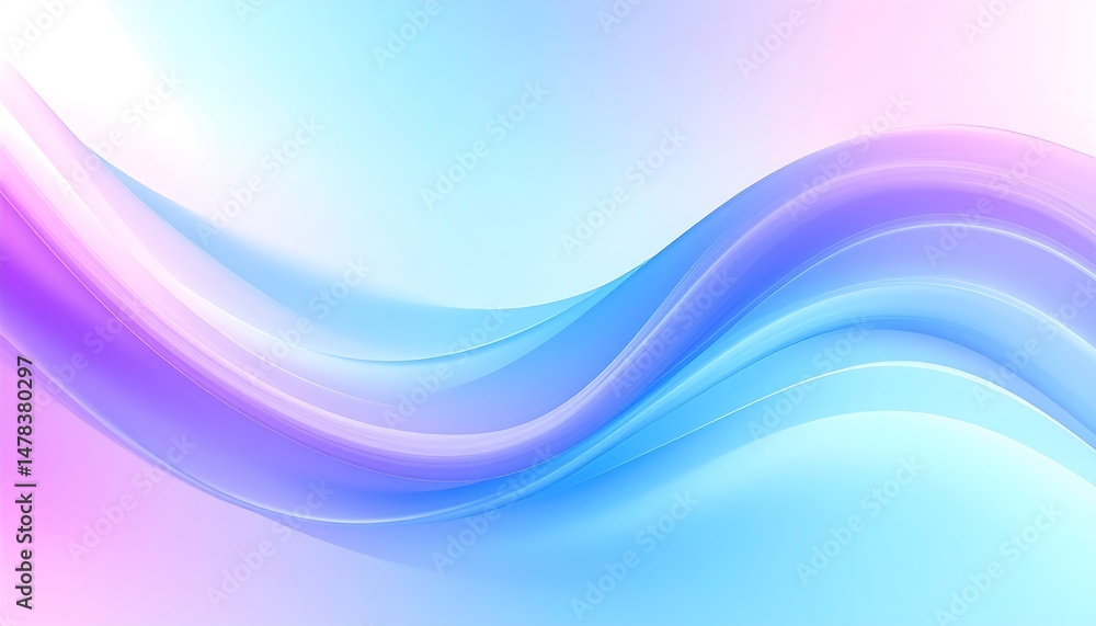 Fototapeta premium 3D Pastel Flow Background for Minimal Design