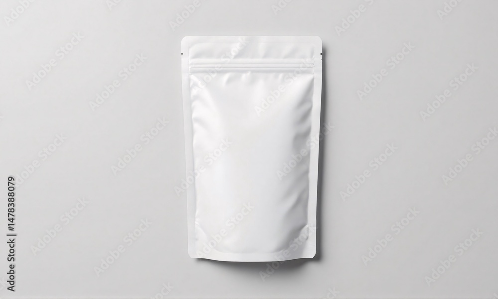 White pouch on clean professional studio White pouch on clean professional studio