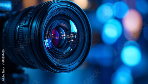 Close-up of Novelty Camera Lens and Precision Design