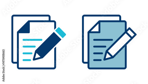 Note icon vector isolated on white background. Taking note icon vector. Edit line icon. Document write. Content writing