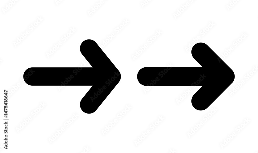 Arrow icon logo design. Arrow sign and symbol for web design. Arrow icon logo design. Arrow sign and symbol for web design.