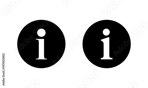 Information sign icon logo design. about us sign and symbol. question mark icon