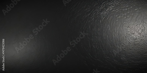 Luxurious black leather; flawless, unblemished surface  Intricate grain subtly present ,  dark background,  backdrop,  surface