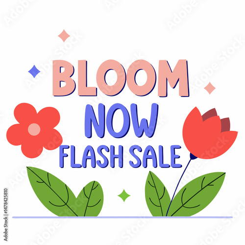 Spring floral flash sale vibrant discounts in our online store event