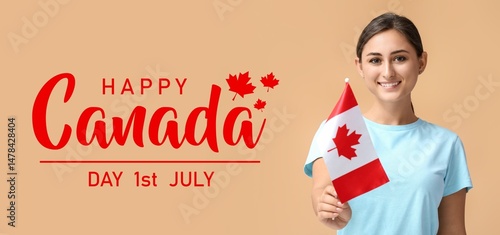 Banner for Canada Day with ...
