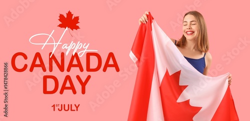 Banner for Canada Day with ...