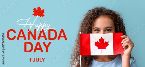Banner for Canada Day with ...