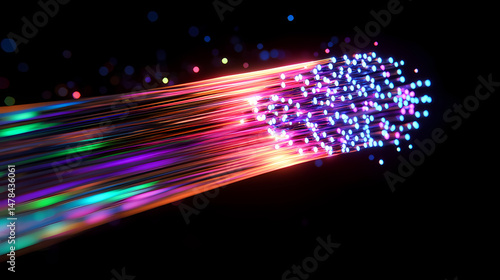 Optical fiber. [Hollow Velocity] | Corefall Rise | collapsed thrust. Illustration