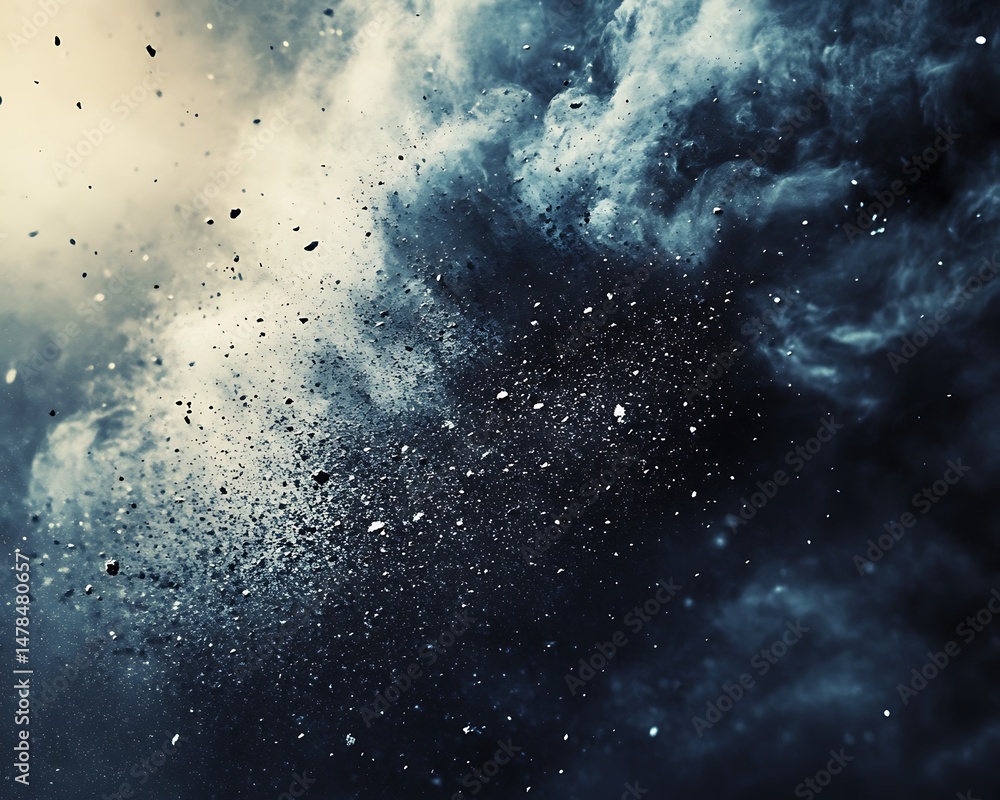 Abstract cloud explosion Abstract cloud explosion