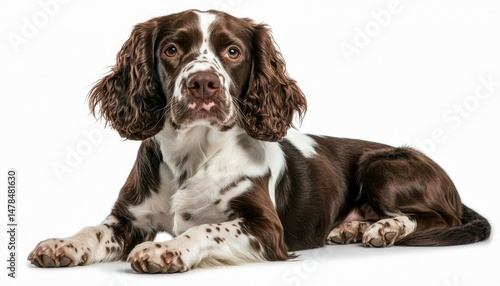 Obraz na płótnie Springer Spaniel lying down