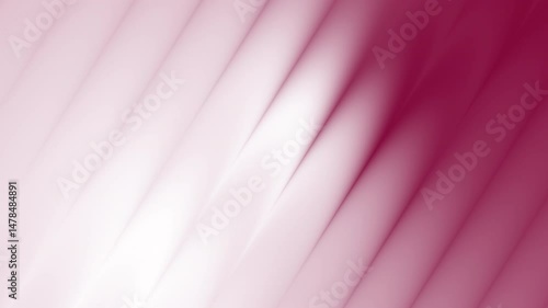 Light diagonal rays flowing across a pink rose surface with delicate motion blur, inspired by Qatar flag, simple aesthetic loop background