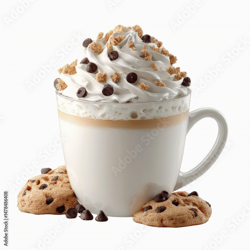 Delicious Hot Chocolate with Whipped Cream and