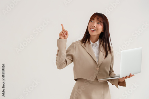 Chinese businesswoman with ...