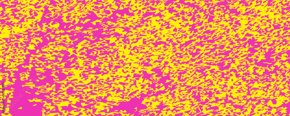 Neon colored urban punk background with halftone texture, paint drops and splashes. Bright pink and yellow colored banner design. Modern grunge background with hand drawn brush strokes. Neon colored urban punk background with halftone texture, paint drops and splashes. Bright pink and yellow colored banner design. Modern grunge background with hand drawn brush strokes.