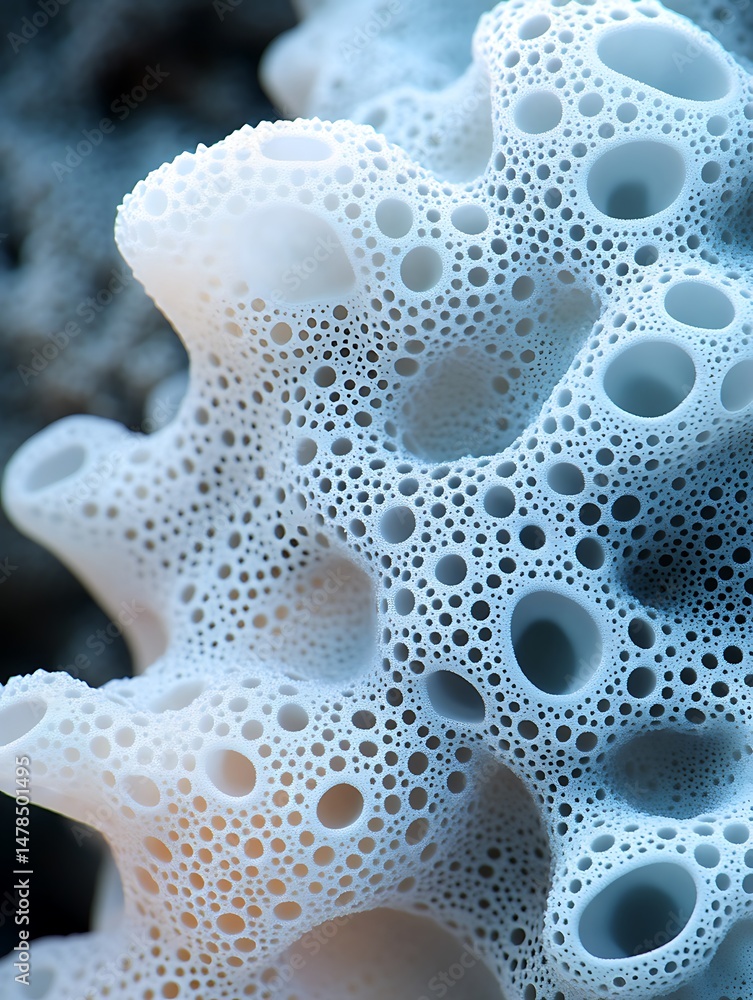 Abstract organic form, porous texture Abstract organic form, porous texture