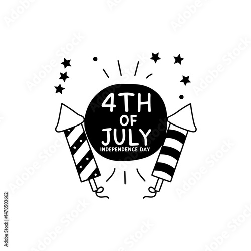 United States Independence Day Background. Fourth of July.