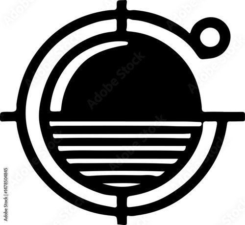 sketch illustration icon logo symbol abstract modern silhouette line to describe company