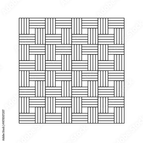 Black woven